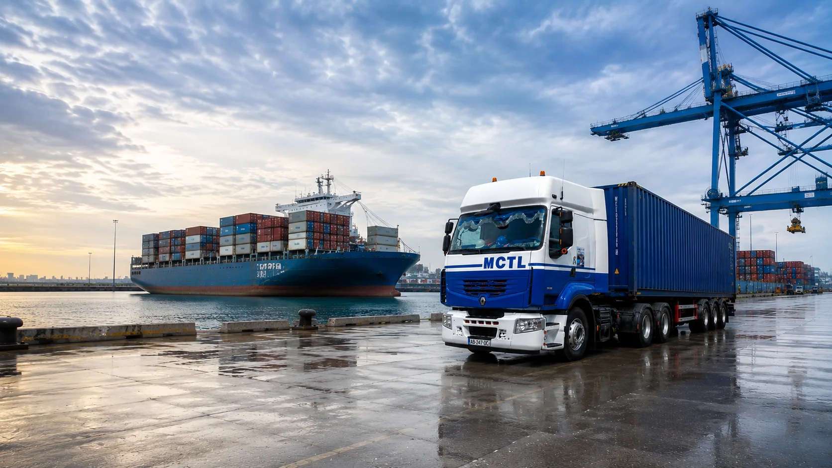 Camion MCTL sur la route